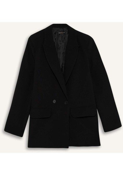 Oversize Geniş Kalıp Ceket Yaka Blazer Ceket C2457AX25SP