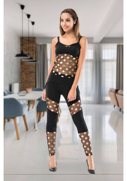 Askılı Kadın Tayt Takım 1501 modelleri