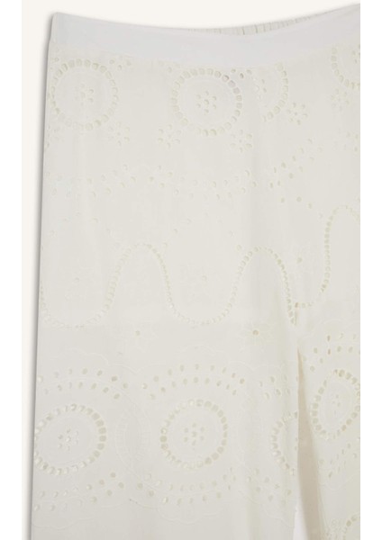 Regular Fit Brode Plaj Pantolonu-Fall in Love E4711AX25SM