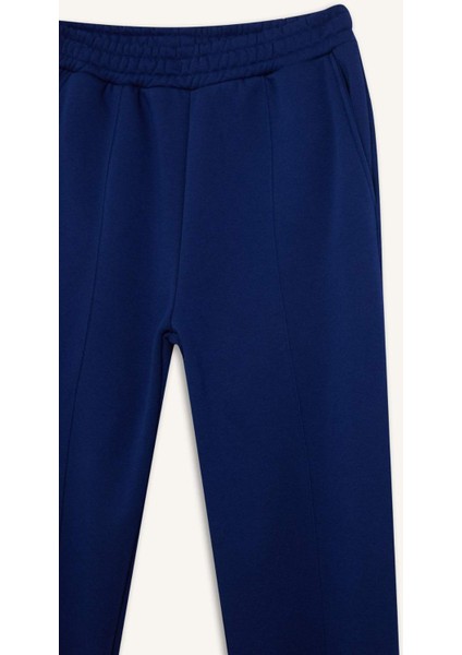 Coool Kalın Jogger Eşofman Altı Basic Düz Cepli Beli Paçası Lastikli E6300AX24WN