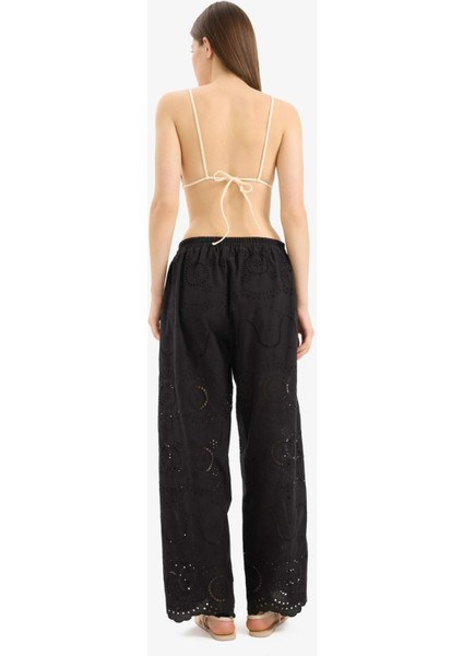 Regular Fit Brode Plaj Pantolonu-Fall in Love E4711AX25SM