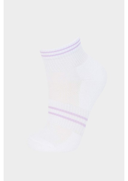 Kız Çocuk 5'li Pamuklu Patik Çorap E6063A8NS