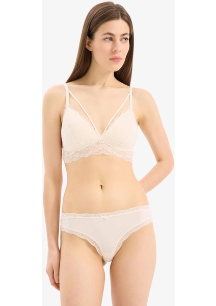 Dantel Detaylı Micro 3'lü Brazilian Külot-Fall in Love E4707AX25SM