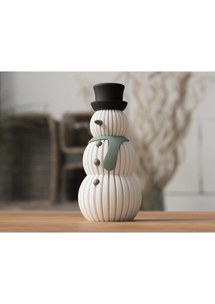 Yılbaşı Kardan Adam Biblo