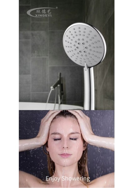 Çok Fonksiyonlu Büyük Boy Metalik Su Tasarruflu Duş Başlığı modelleri