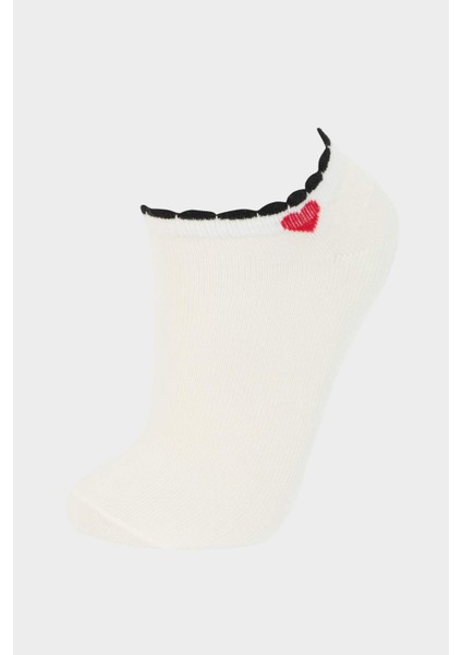 Kız Çocuk 3'lü Pamuklu Patik Çorap E6072A8NS