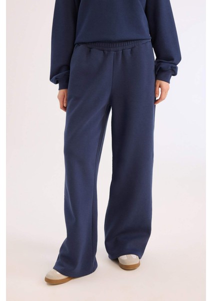 Wide Leg Eşofman Altı Beli Lastikli Geniş Bol Paça B3345AX25SP