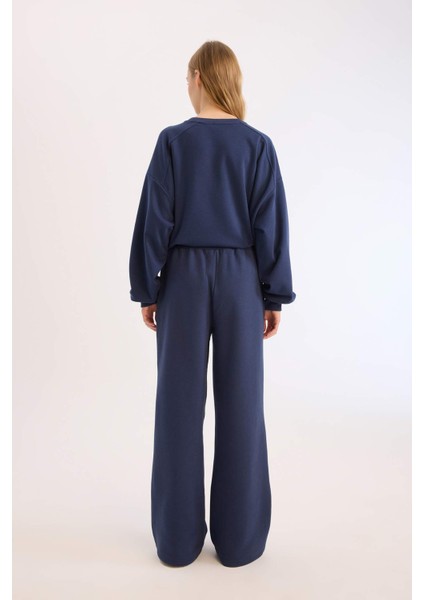 Wide Leg Eşofman Altı Beli Lastikli Geniş Bol Paça B3345AX25SP