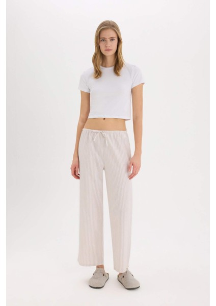 Regular Fit Uzun Boy Poplin Alt-Fall in Love E3472AX25SP