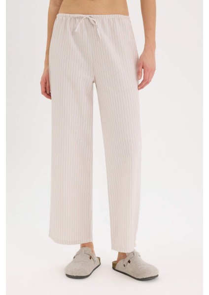 Regular Fit Uzun Boy Poplin Alt-Fall in Love E3472AX25SP