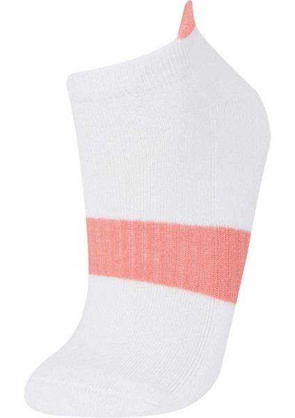 Kız Çocuk 5'li Pamuklu Patik Çorap E6053A8NS