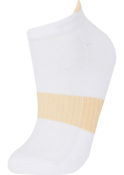 Kız Çocuk 5'li Pamuklu Patik Çorap E6053A8NS