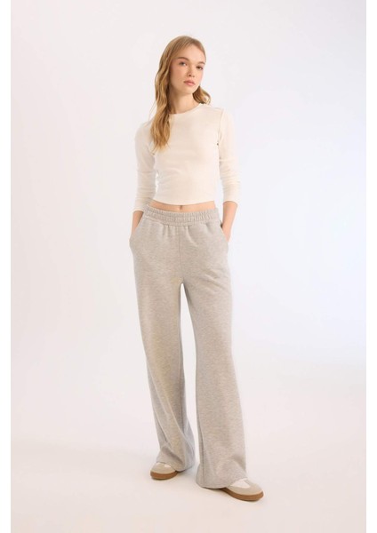 Coool Wide Leg Eşofman Altı Beli Lastikli Geniş Bol Paça B3345AX25SP