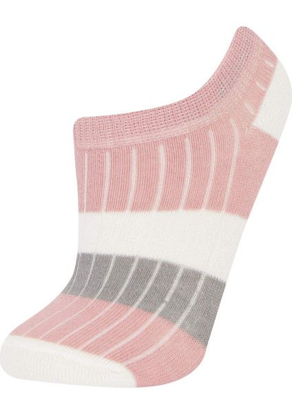 Kız Çocuk 5'li Pamuklu Patik Çorap E6059A8NS