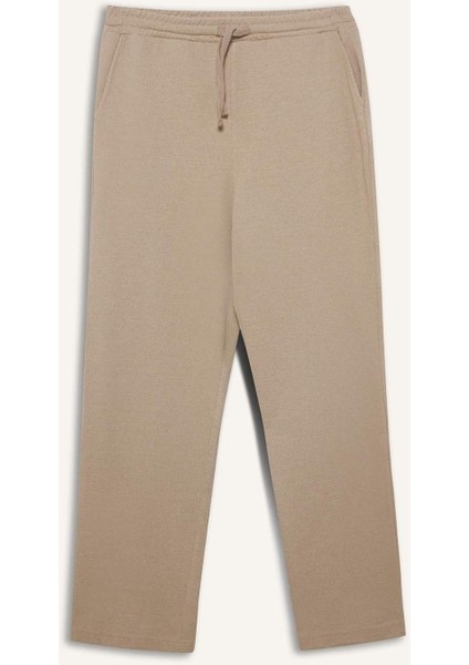 Beli Bağcıklı Wide Leg Geniş Paça Eşofman Altı E5212AX25SM