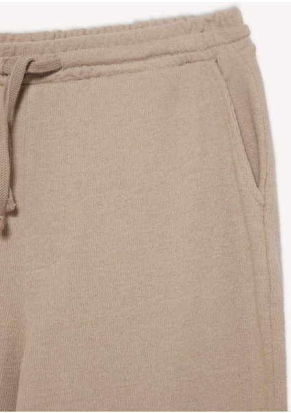 Beli Bağcıklı Wide Leg Geniş Paça Eşofman Altı E5212AX25SM