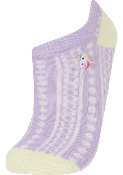 Kız Çocuk 3'lü Pamuklu Patik Çorap E6054A8NS