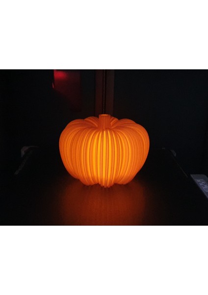 Modern Halloween Balkabağı Dekor – LED Mum Uyumlu modelleri