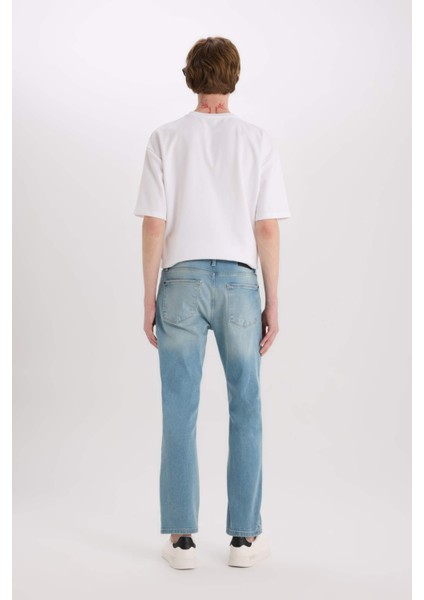 Sergio Regular Fit Normal Kalıp Normal Bel Boru Paça Jean Pantolon E5414AX25SP