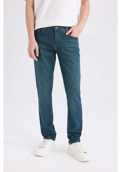 Pedro Slim Fit Dar Kalıp Normal Bel Dar Paça Jean Pantolon B0398ax25sp