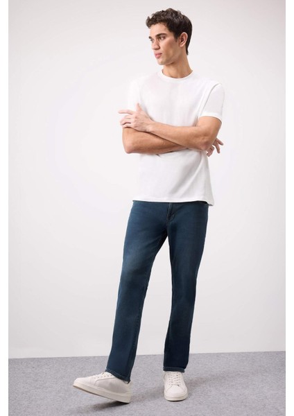 Pedro Slim Fit Esnek Yumuşak Kumaş Dar Kalıp Normal Bel Dar Paça Jean Pantolon C5682AX25SP