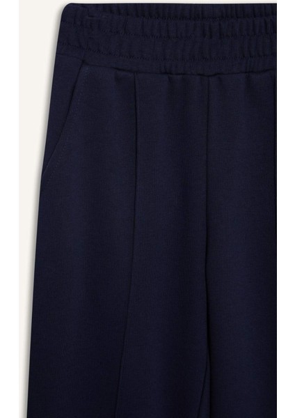 Kız Çocuk Beli Lastikli Basic Düz Okul Jogger Eşofman Altı X9036A625AU