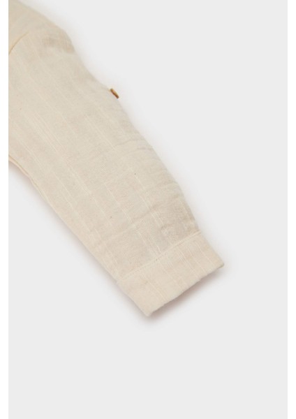 Erkek Bebek 2'li Takım Uzun Kollu Gömlek Beli Lastikli Pantolon E5317A525SP