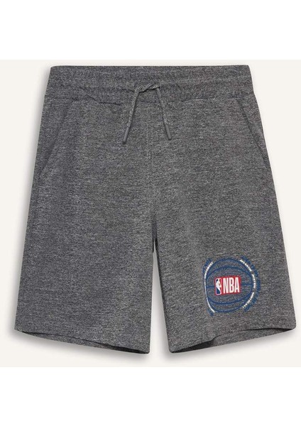 Erkek Çocuk NBA Wordmark Beli Lastikli Şort E4854A825SM