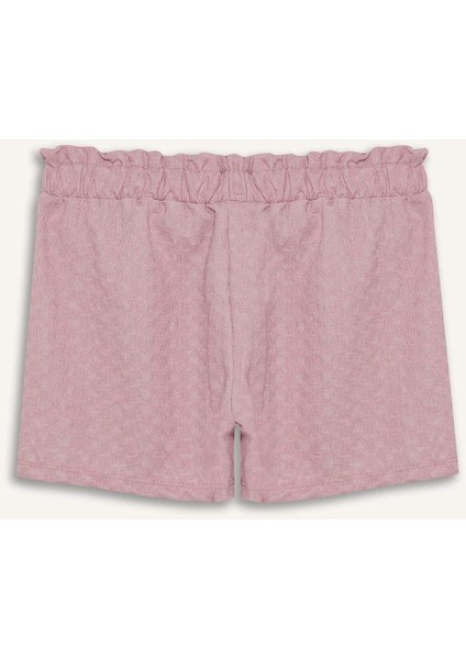 Kız Çocuk Beli Lastikli Şort E5699A825HS