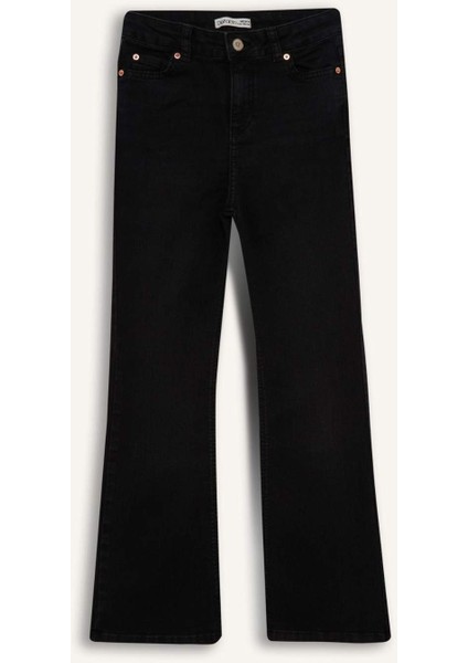 Kız Çocuk Flare Fit İspanyol Paça Jean Pantolon