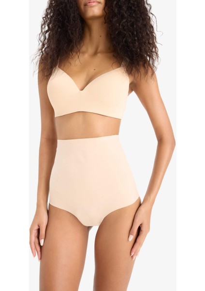 Ten Rengi Yüksek Bel Slip Korse-Fall in Love E4742AX25SM