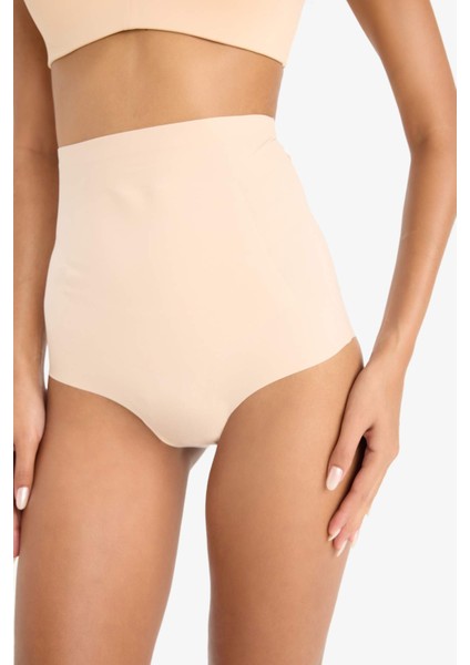 Ten Rengi Yüksek Bel Slip Korse-Fall in Love E4742AX25SM