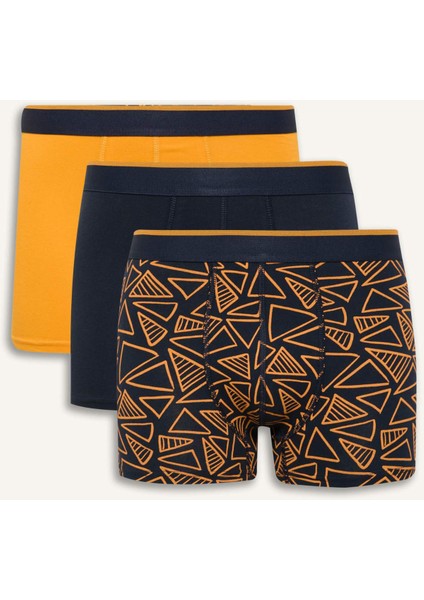 Regular Fit Baskılı 3'lü Boxer T4929AZ25SP