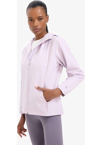 Fit Su İtici Regular Fit Kapüşonlu Fermuarlı Mevsimlik Baharlık Yağmurluk C4952AX25AU