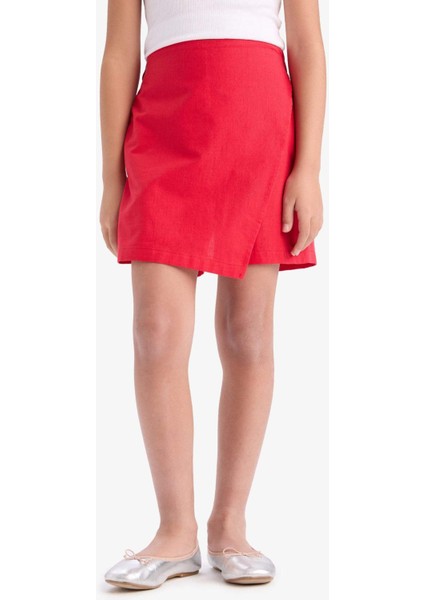 Kız Çocuk Pamuklu Şort Etek E6498A825HS