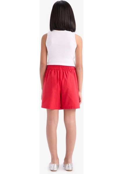 Kız Çocuk Pamuklu Şort Etek E6498A825HS