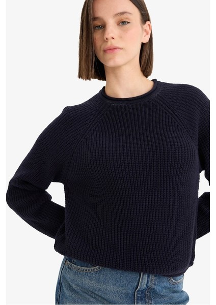 Kadın Kazak L2567AZ/NV215 Navy fırsatları