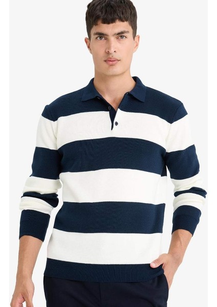 Erkek Kazak Y4194AZ/NV64 Navy