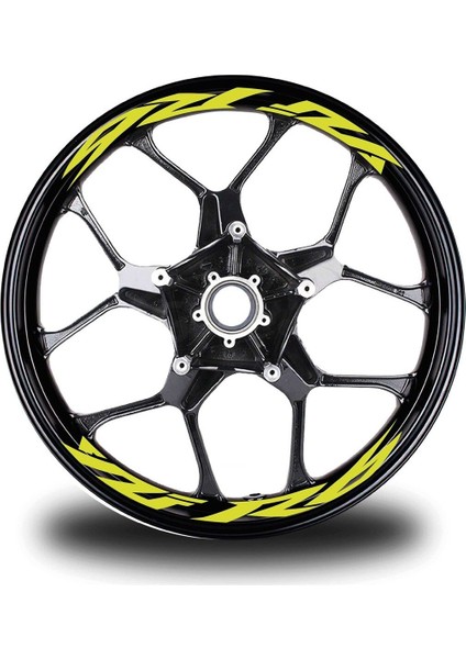 Yzf R6 Yazılı 8li Jant Içi Yazı Sticker Etiket