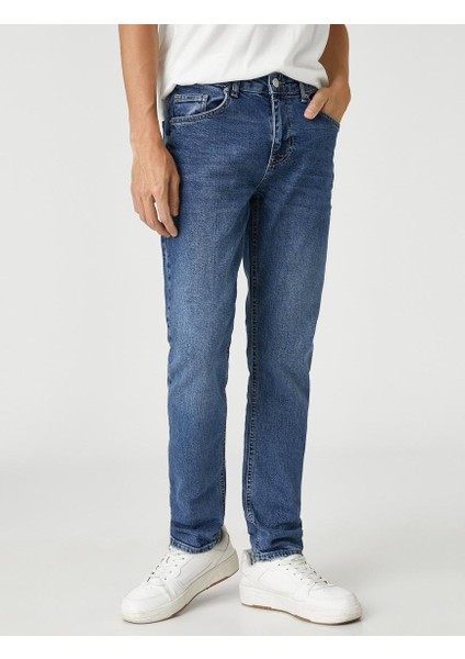 Erkek Jean Pantolon 6WAM40067ND Orta Indigo modelleri