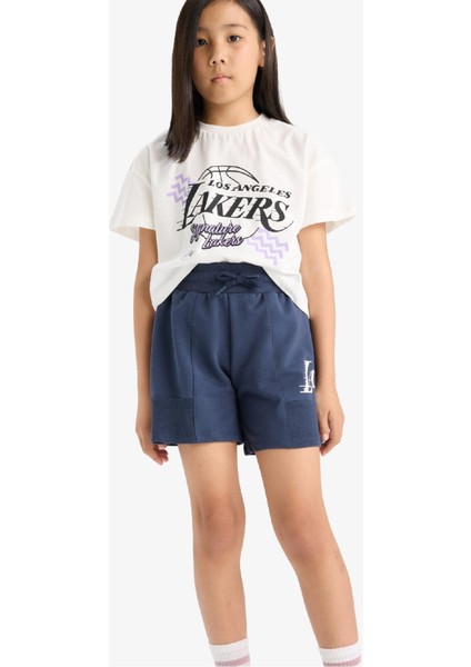 Kız Çocuk NBA Los Angeles Lakers Şort