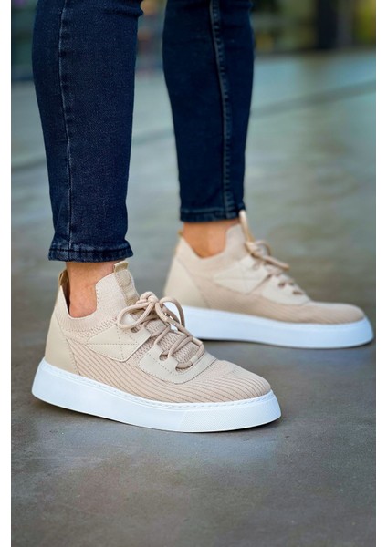 Triko Premium Günlük Ultra Rahat Erkek Ayakkabı Bej indirimleri