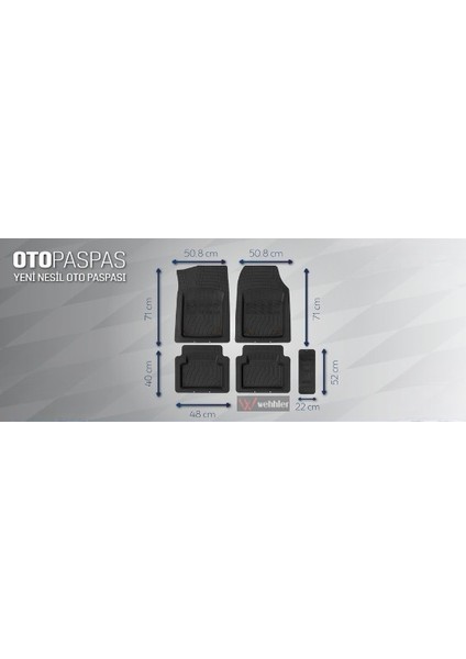 Land Rover Defender 110 2.0 P300E x Otomatik 2025 Yeni Nesil 4d Propilen Havuzlu Paspas indirimleri