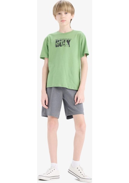 Erkek Çocuk Beli Lastikli Şort E6892A825SM