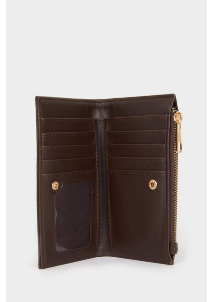 Kadın Suni Deri Cüzdan E6998AXNS