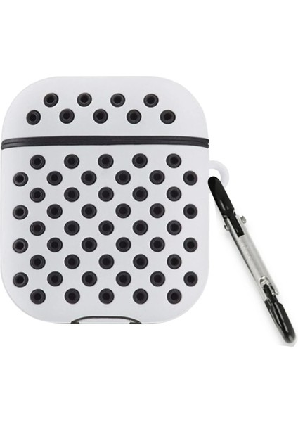 Zengezur Newface Airpods 2 (2.nesil) Spor Delikli Kılıf - Gri-Siyah