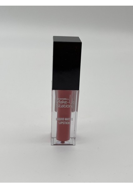 Statıon Lıquıd Matte Likit Ruj Gül Kurusu 02