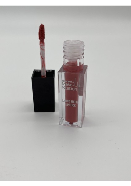 Statıon Lıquıd Matte Likit Ruj Gül Kurusu 02 modelleri