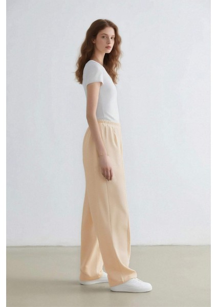 Esnek Belli Basic Düz Harem Pantolon E4359AX25SP