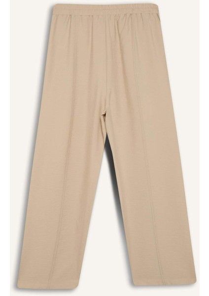 Esnek Belli Basic Düz Harem Pantolon E4359AX25SP